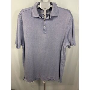 Nat Nast Luxury Originals Polo Shirt Mens XL Blue‎ Rayon Polyester Golf Casual